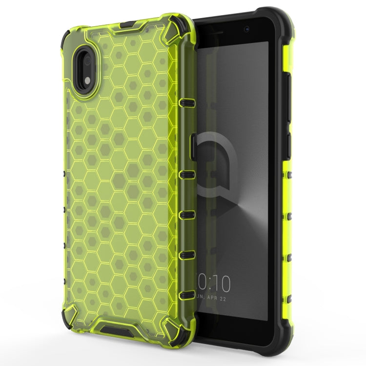 For Alcatel 1B (2020) Shockproof Honeycomb PC + TPU Case(Green) - Alcatel Cases by buy2fix | Online Shopping UK | buy2fix