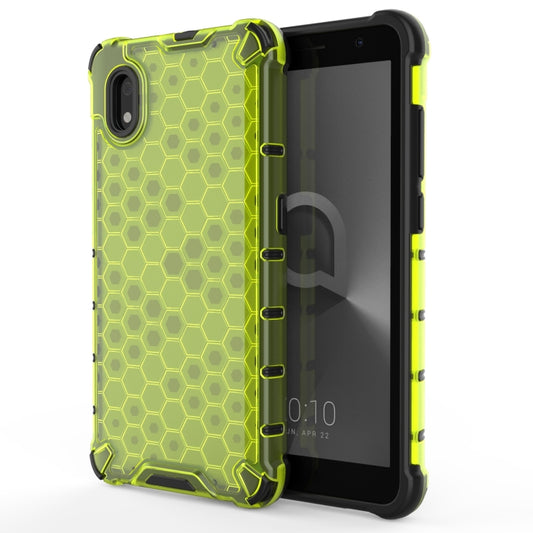 For Alcatel 1B (2020) Shockproof Honeycomb PC + TPU Case(Green) - Alcatel Cases by buy2fix | Online Shopping UK | buy2fix