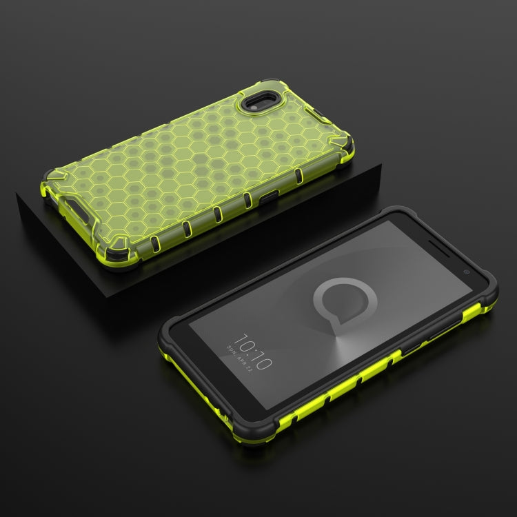 For Alcatel 1B (2020) Shockproof Honeycomb PC + TPU Case(Green) - Alcatel Cases by buy2fix | Online Shopping UK | buy2fix