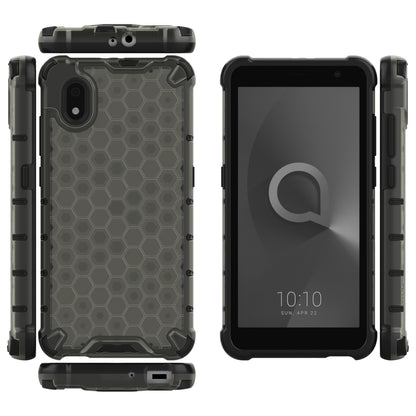 For Alcatel 1B (2020) Shockproof Honeycomb PC + TPU Case(Black) - Alcatel Cases by buy2fix | Online Shopping UK | buy2fix