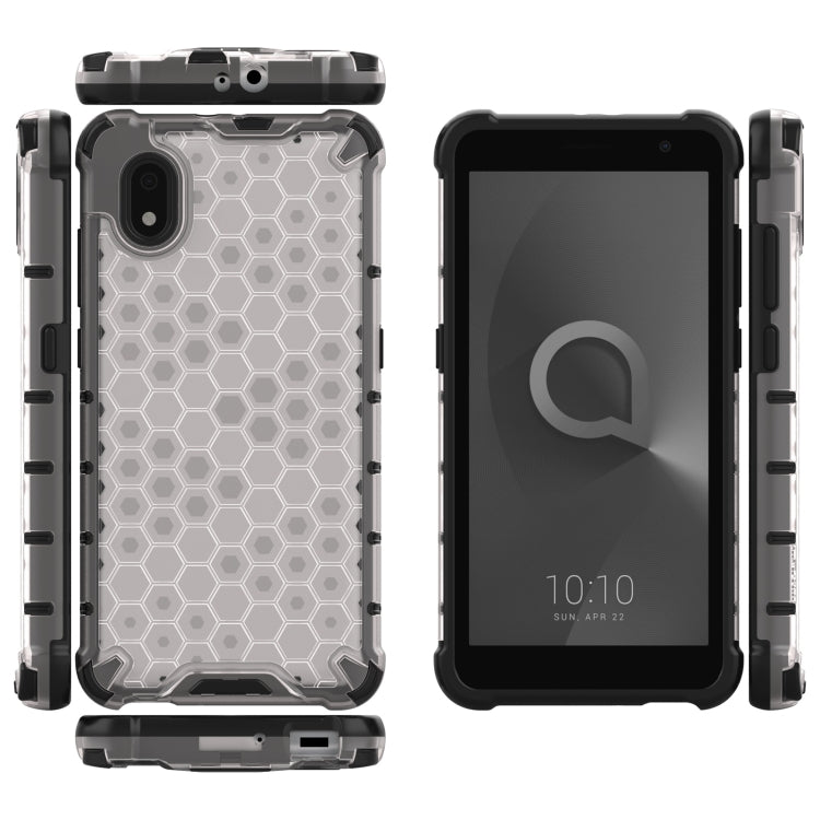 For Alcatel 1B (2020) Shockproof Honeycomb PC + TPU Case(White) - Alcatel Cases by buy2fix | Online Shopping UK | buy2fix