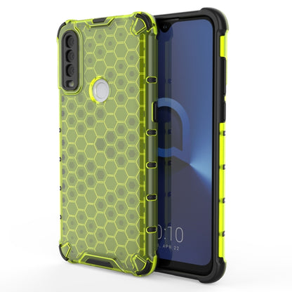 For Alcatel 1S (2020) Shockproof Honeycomb PC + TPU Case(Green) - Alcatel Cases by buy2fix | Online Shopping UK | buy2fix