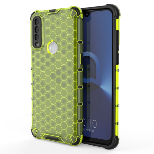 For Alcatel 1S (2020) Shockproof Honeycomb PC + TPU Case(Green) - Alcatel Cases by buy2fix | Online Shopping UK | buy2fix