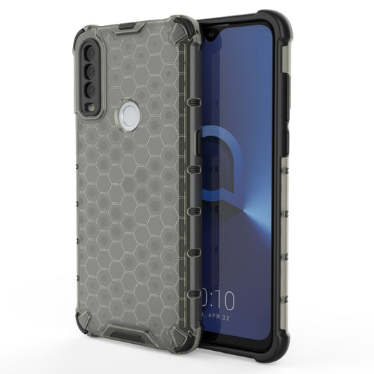 For Alcatel 1S (2020) Shockproof Honeycomb PC + TPU Case(Black) - Alcatel Cases by buy2fix | Online Shopping UK | buy2fix