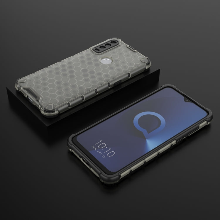 For Alcatel 1S (2020) Shockproof Honeycomb PC + TPU Case(Black) - Alcatel Cases by buy2fix | Online Shopping UK | buy2fix