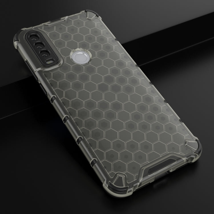 For Alcatel 1S (2020) Shockproof Honeycomb PC + TPU Case(Black) - Alcatel Cases by buy2fix | Online Shopping UK | buy2fix
