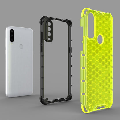 For Alcatel 1S (2020) Shockproof Honeycomb PC + TPU Case(Red) - Alcatel Cases by buy2fix | Online Shopping UK | buy2fix
