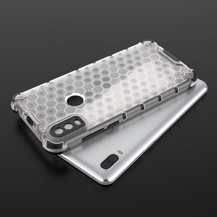 For Alcatel 1V (2020) Shockproof Honeycomb PC + TPU Case(Red) - Alcatel Cases by buy2fix | Online Shopping UK | buy2fix