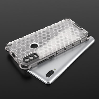 For Alcatel 1V (2020) Shockproof Honeycomb PC + TPU Case(Red) - Alcatel Cases by buy2fix | Online Shopping UK | buy2fix