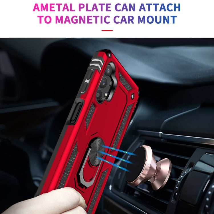 For Samsung Galaxy A32 5G Shockproof TPU + PC Protective Case with 360 Degree Rotating Holder(Black) by buy2fix