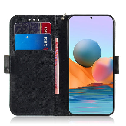 For Xiaomi Redmi Note 10 Pro 3D Painted Pattern Magnetic Attraction Horizontal Flip Leather Case with Holder & Card Slot & Wallet & Lanyard(Peacock Wreath) - Xiaomi Cases by buy2fix | Online Shopping UK | buy2fix