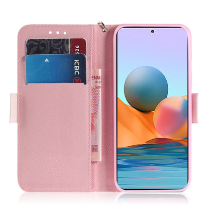 For Xiaomi Redmi Note 10 Pro 3D Painted Pattern Magnetic Attraction Horizontal Flip Leather Case with Holder & Card Slot & Wallet & Lanyard(Black White Cat) - Xiaomi Cases by buy2fix | Online Shopping UK | buy2fix