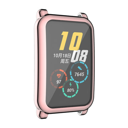 For Honor Watch ES Full Coverage TPU Electroplating Protective Case(Pink) - Watch Case by buy2fix | Online Shopping UK | buy2fix