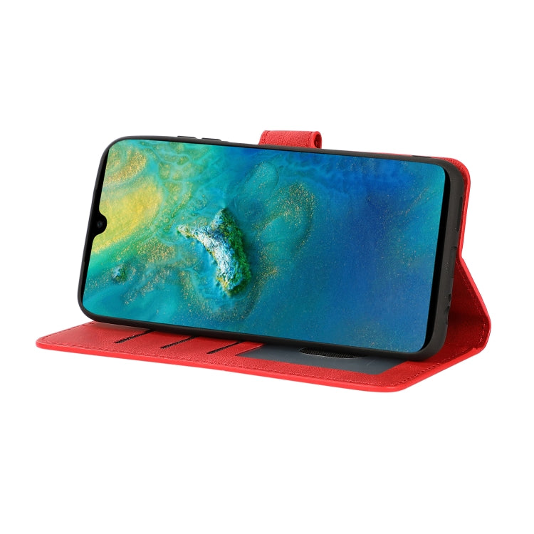 For Xiaomi Redmi Note 10 Fantasy Classic Skin-feel Calfskin Texture Magnetic Buckle Horizontal Flip PU Leather Case with Holder & Card Slot & Wallet(Red) - Xiaomi Cases by buy2fix | Online Shopping UK | buy2fix
