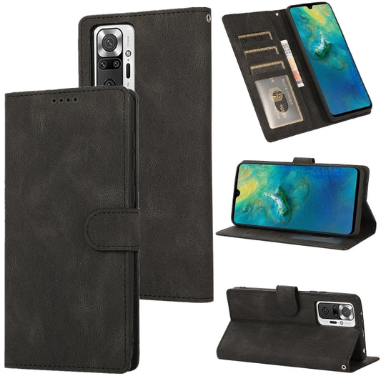 For Xiaomi Redmi Note 10 Pro Fantasy Classic Skin-feel Calfskin Texture Magnetic Buckle Horizontal Flip PU Leather Case with Holder & Card Slot & Wallet(Black) - Xiaomi Cases by buy2fix | Online Shopping UK | buy2fix
