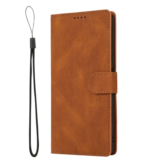 For Xiaomi Redmi Note 10 Pro Fantasy Classic Skin-feel Calfskin Texture Magnetic Buckle Horizontal Flip PU Leather Case with Holder & Card Slot & Wallet(Brown) - Xiaomi Cases by buy2fix | Online Shopping UK | buy2fix