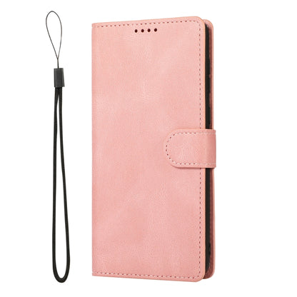 For Samsung Galaxy A02 (EU Version) Fantasy Classic Skin-feel Calfskin Texture Magnetic Buckle Horizontal Flip PU Leather Case with Holder & Card Slot & Wallet(Rose Gold) by buy2fix