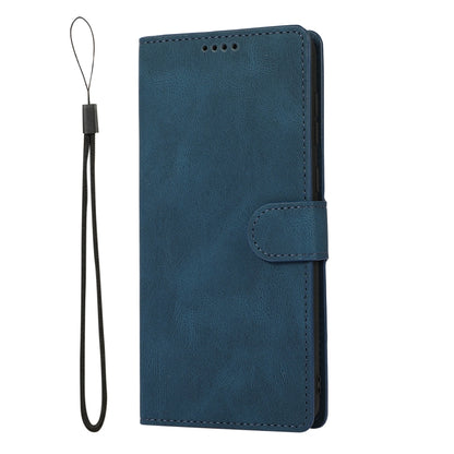 For Samsung Galaxy A02 (EU Version) Fantasy Classic Skin-feel Calfskin Texture Magnetic Buckle Horizontal Flip PU Leather Case with Holder & Card Slot & Wallet(Blue) by buy2fix