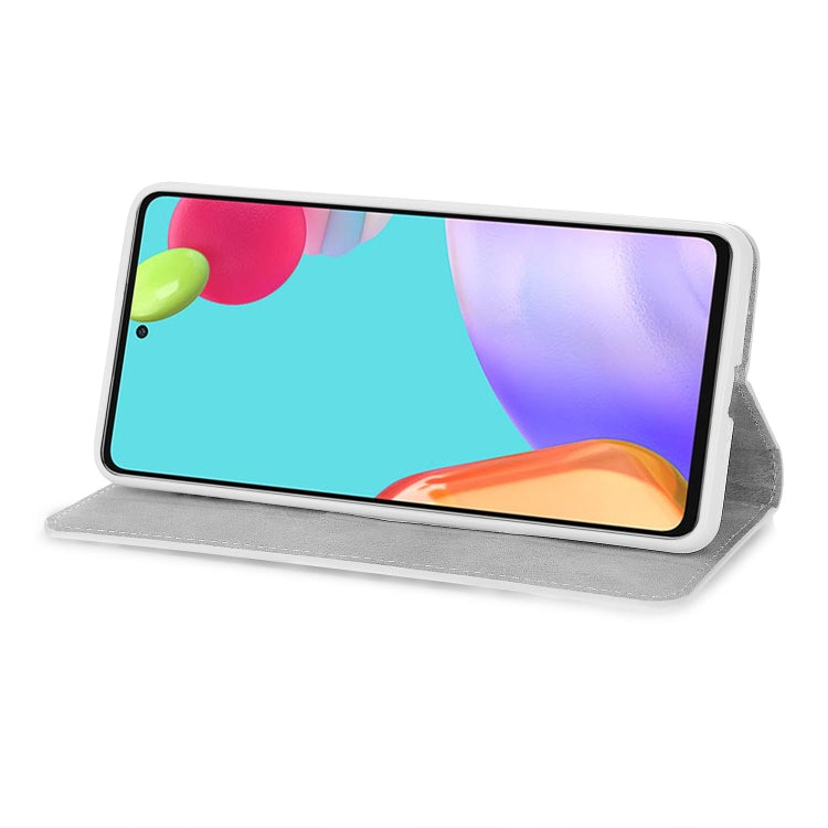 For Samsung Galaxy A52 5G / 4G Glitter Powder Horizontal Flip Leather Case with Card Slots & Holder & Lanyard(Black) by buy2fix