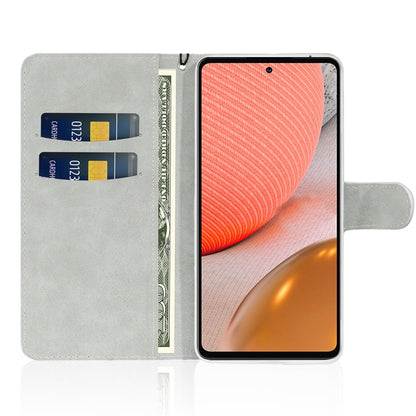 For Samsung Galaxy A72 5G / 4G Glitter Powder Horizontal Flip Leather Case with Card Slots & Holder & Lanyard(Black) by buy2fix