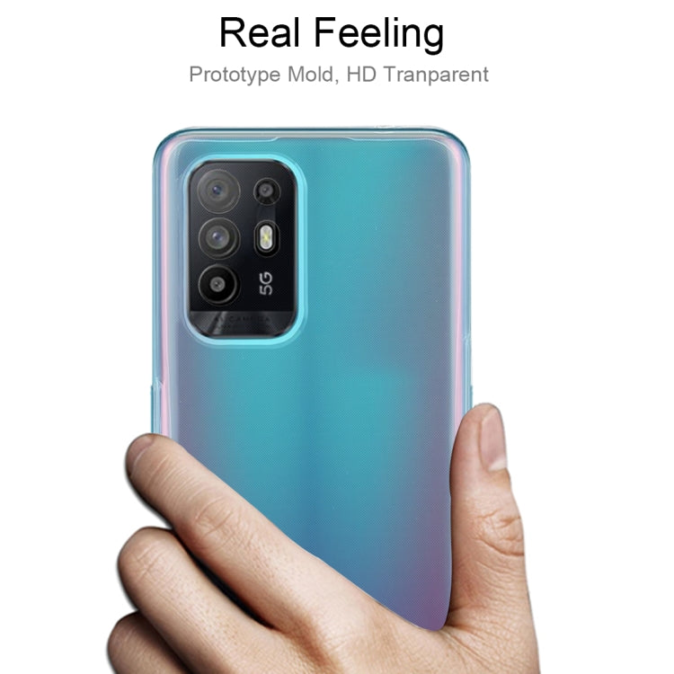 For OPPO Reno5 Z 0.75mm Ultra-thin Transparent TPU Soft Protective Case by buy2fix