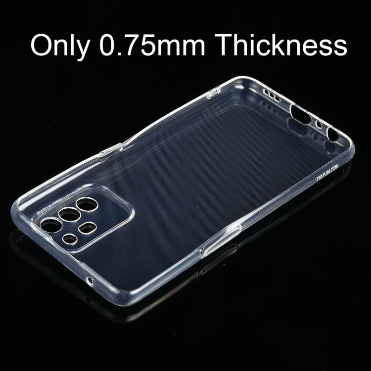 For OPPO Reno5 Z 0.75mm Ultra-thin Transparent TPU Soft Protective Case by buy2fix