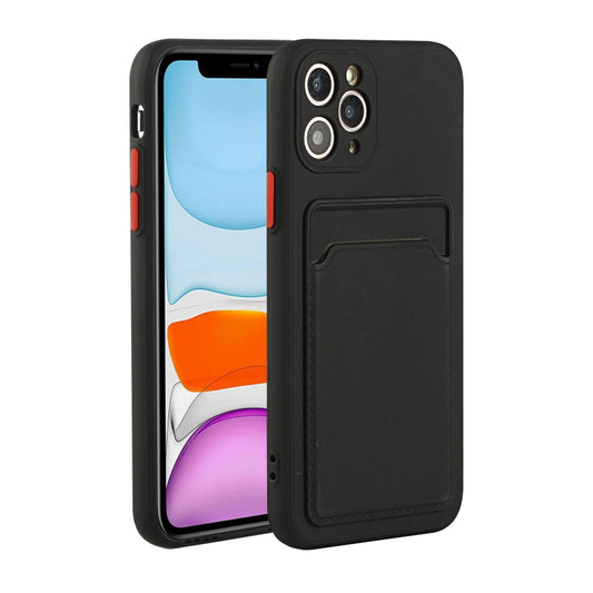 Card Slot Design Shockproof TPU Protective Case For iPhone 11 Pro(Black) - iPhone 11 Pro Cases by buy2fix | Online Shopping UK | buy2fix