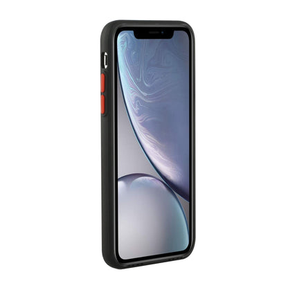 For iPhone XR Card Slot Design Shockproof TPU Protective Case(Black) - More iPhone Cases by buy2fix | Online Shopping UK | buy2fix