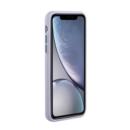 For iPhone XR Card Slot Design Shockproof TPU Protective Case(Purple) - More iPhone Cases by buy2fix | Online Shopping UK | buy2fix