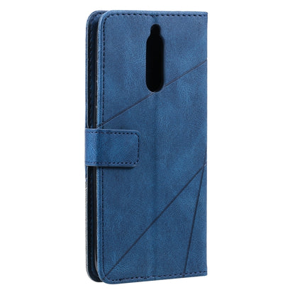 For Huawei Mate 10 Lite Skin Feel Splicing Horizontal Flip Leather Case with Holder & Card Slots & Wallet & Photo Frame(Blue) - Huawei Cases by buy2fix | Online Shopping UK | buy2fix