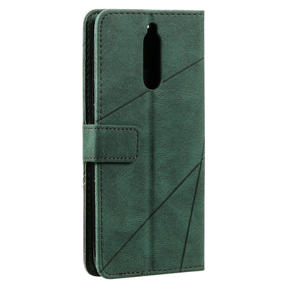 For Huawei Mate 10 Lite Skin Feel Splicing Horizontal Flip Leather Case with Holder & Card Slots & Wallet & Photo Frame(Green) - Huawei Cases by buy2fix | Online Shopping UK | buy2fix