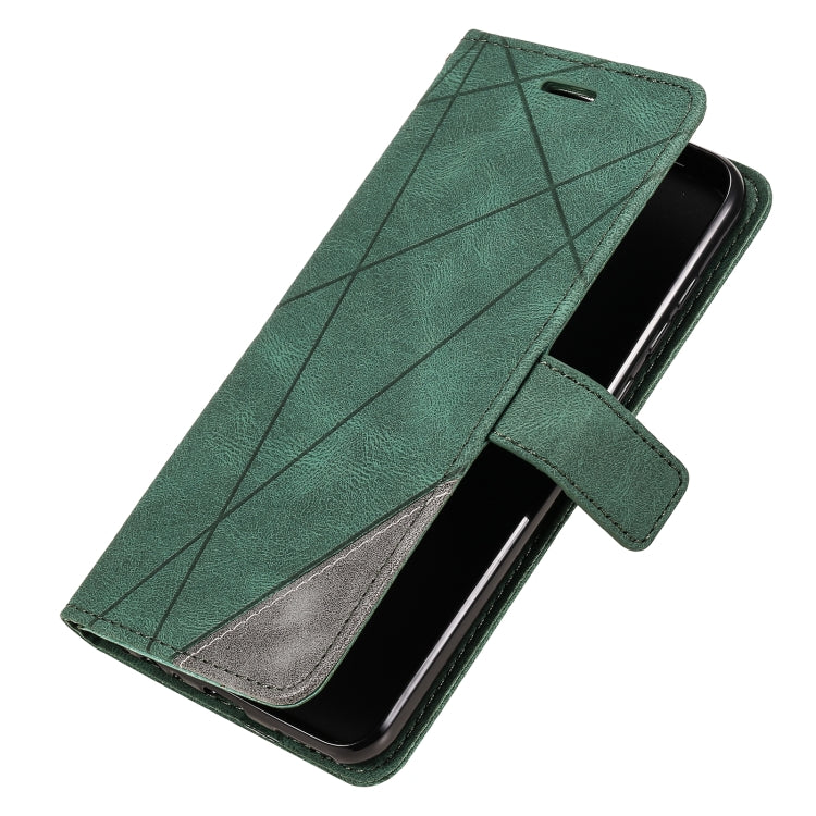 For Huawei Mate 10 Lite Skin Feel Splicing Horizontal Flip Leather Case with Holder & Card Slots & Wallet & Photo Frame(Green) - Huawei Cases by buy2fix | Online Shopping UK | buy2fix