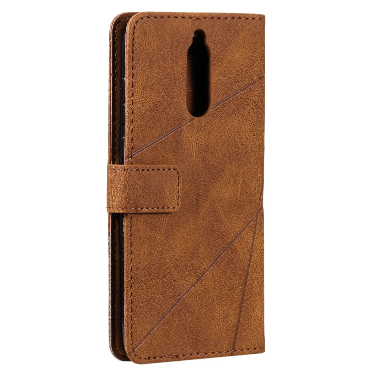 For Huawei Mate 10 Lite Skin Feel Splicing Horizontal Flip Leather Case with Holder & Card Slots & Wallet & Photo Frame(Brown) by buy2fix