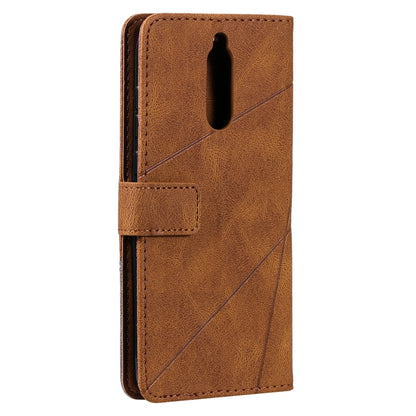 For Huawei Mate 10 Lite Skin Feel Splicing Horizontal Flip Leather Case with Holder & Card Slots & Wallet & Photo Frame(Brown) by buy2fix