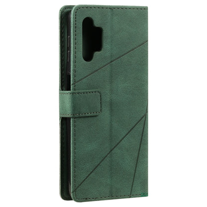 For Samsung Galaxy A32 5G Skin Feel Splicing Horizontal Flip Leather Case with Holder & Card Slots & Wallet & Photo Frame(Green) by buy2fix