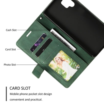 For Samsung Galaxy A32 5G Skin Feel Splicing Horizontal Flip Leather Case with Holder & Card Slots & Wallet & Photo Frame(Green) by buy2fix