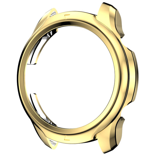 For TicWatch Pro 3 TPU Electroplating Frame Protective Case(Gold) - Watch Case by buy2fix | Online Shopping UK | buy2fix