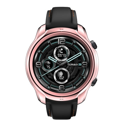 For TicWatch Pro 3 TPU Electroplating Frame Protective Case(Pink) - Watch Case by buy2fix | Online Shopping UK | buy2fix
