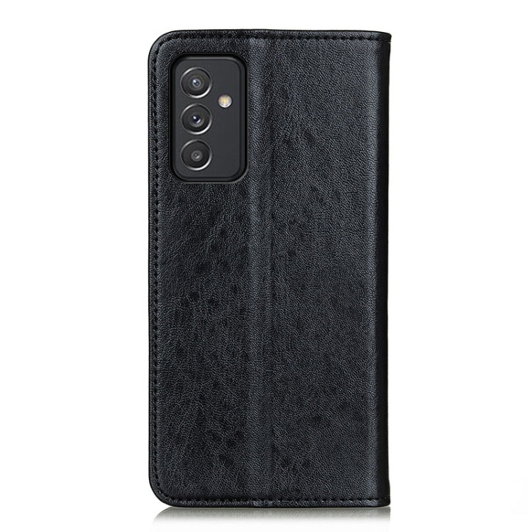 For Samsung Galaxy A82 5G / Quantum 2 Magnetic Crazy Horse Texture Horizontal Flip Leather Case with Holder & Card Slots & Wallet(Black) by buy2fix