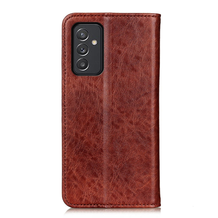 For Samsung Galaxy A82 5G / Quantum 2 Magnetic Crazy Horse Texture Horizontal Flip Leather Case with Holder & Card Slots & Wallet(Brown) by buy2fix
