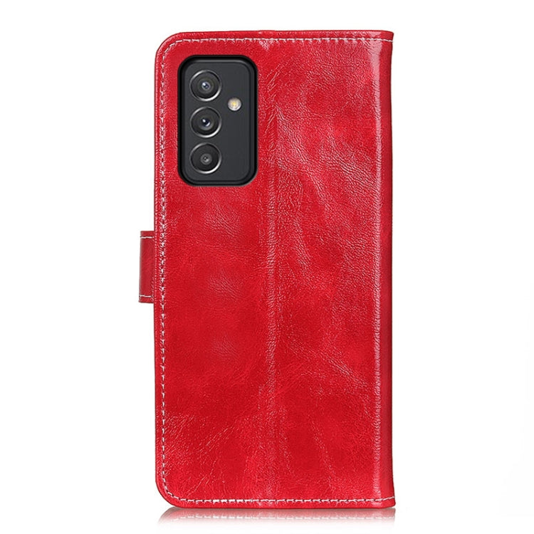 For Samsung Galaxy A82 5G / Quantum 2 Retro Crazy Horse Texture Horizontal Flip Leather Case with Holder & Card Slots & Photo Frame & Wallet(Red) by buy2fix