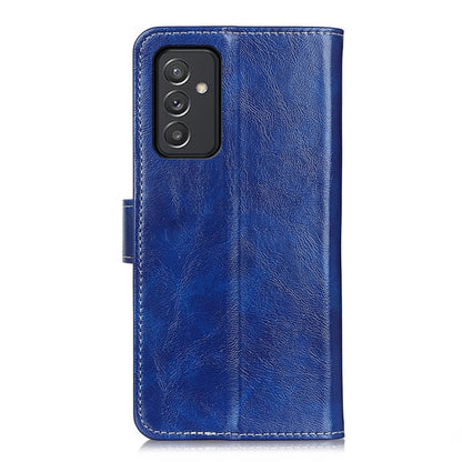 For Samsung Galaxy A82 5G / Quantum 2 Retro Crazy Horse Texture Horizontal Flip Leather Case with Holder & Card Slots & Photo Frame & Wallet(Blue) by buy2fix