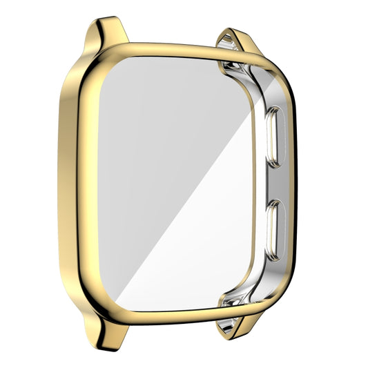 For Garmin Venu Sq Full Coverage TPU Electroplating Protective Case(Gold) - Watch Cases by buy2fix | Online Shopping UK | buy2fix