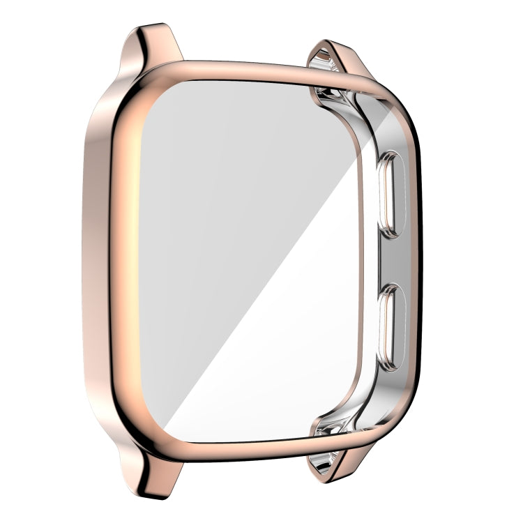 For Garmin Venu Sq Full Coverage TPU Electroplating Protective Case(Rose Gold) - Watch Cases by buy2fix | Online Shopping UK | buy2fix