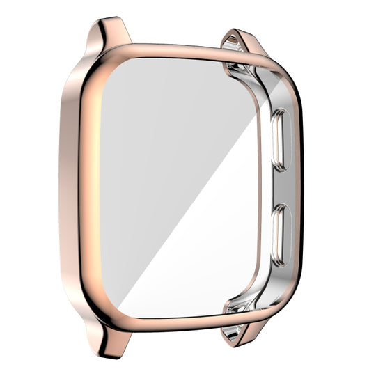 For Garmin Venu Sq Full Coverage TPU Electroplating Protective Case(Rose Gold)