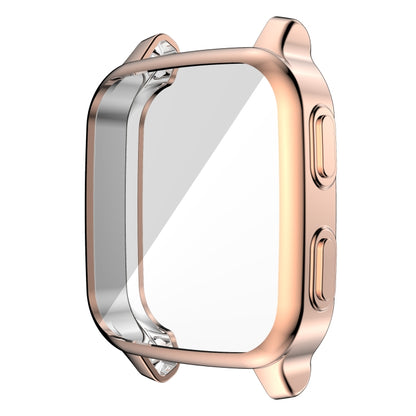 For Garmin Venu Sq Full Coverage TPU Electroplating Protective Case(Rose Gold) - Watch Cases by buy2fix | Online Shopping UK | buy2fix