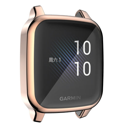 For Garmin Venu Sq Full Coverage TPU Electroplating Protective Case(Rose Gold) - Watch Cases by buy2fix | Online Shopping UK | buy2fix