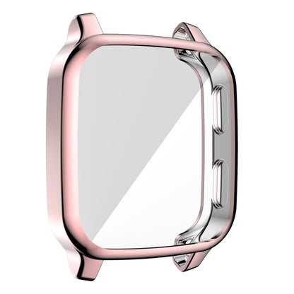 For Garmin Venu Sq Full Coverage TPU Electroplating Protective Case(Pink) - Watch Cases by buy2fix | Online Shopping UK | buy2fix