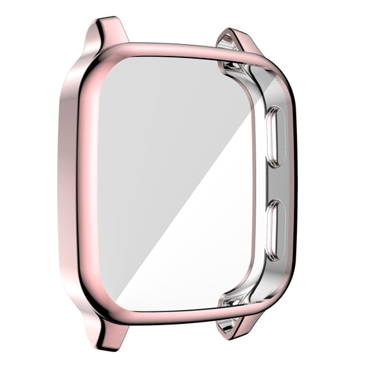 For Garmin Venu Sq Full Coverage TPU Electroplating Protective Case(Pink) - Watch Cases by buy2fix | Online Shopping UK | buy2fix