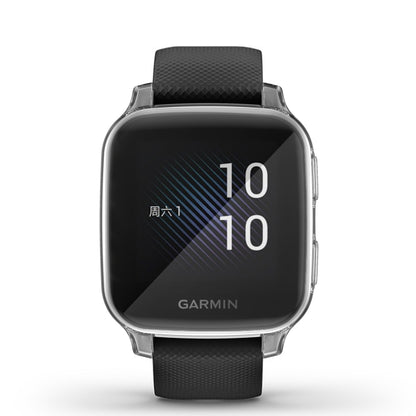 For Garmin Venu Sq Full Coverage TPU Electroplating Protective Case(Transparent) - Watch Cases by buy2fix | Online Shopping UK | buy2fix